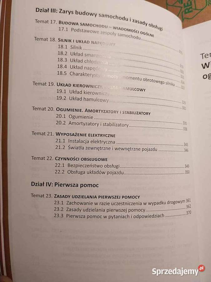 Książka Kierowca doskonały Kat B Łódź sprzedam