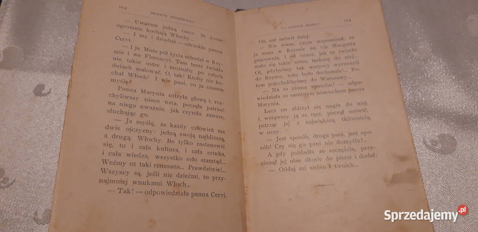 Na Jasnym Brzegu Nowela H Sienkiewicz Wwa 1897 wielkopolskie sprzedam