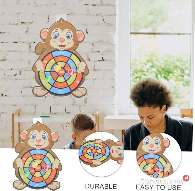 Montessori tarcza do rzutek darta piłeczki Pozostałe mazowieckie sprzedam