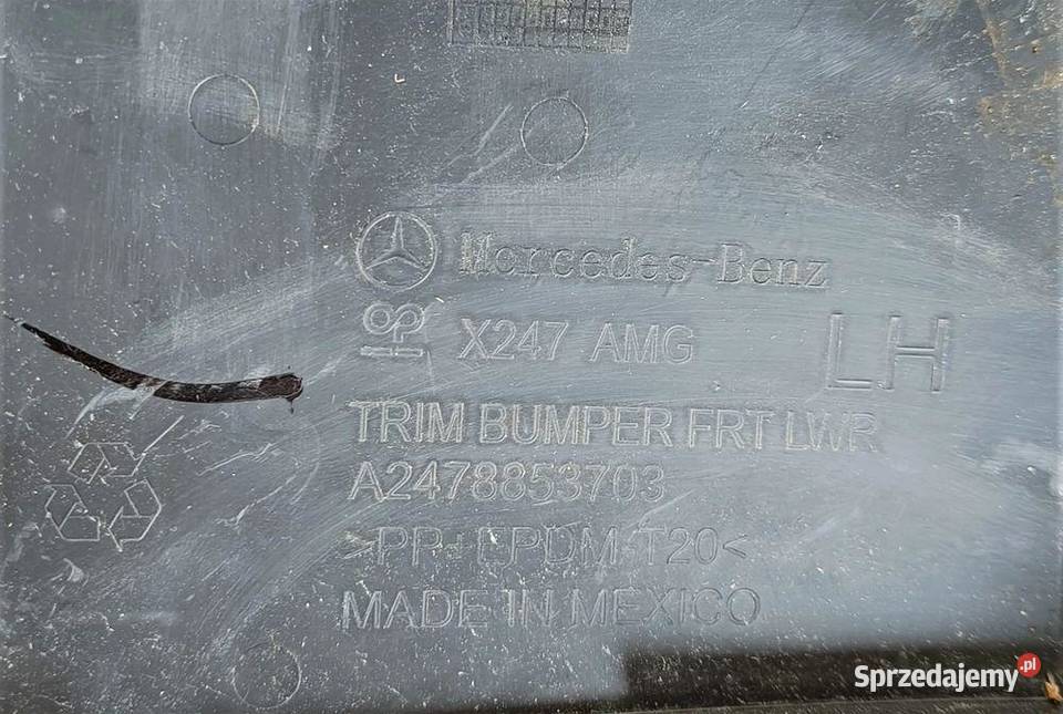 MERCEDES GLB W247 AMG NAKŁADKA LISTWA ZDERZAKA zachodniopomorskie