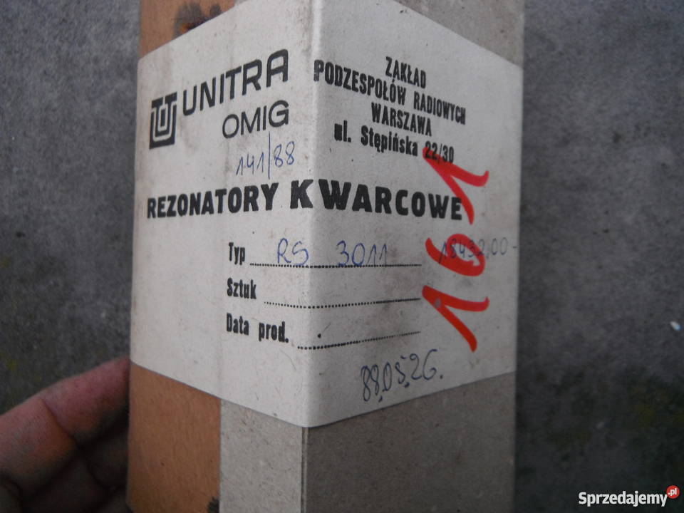 Rezonator kwarcowy RS1004 Unitra Omig RS 3001 Chlewiska