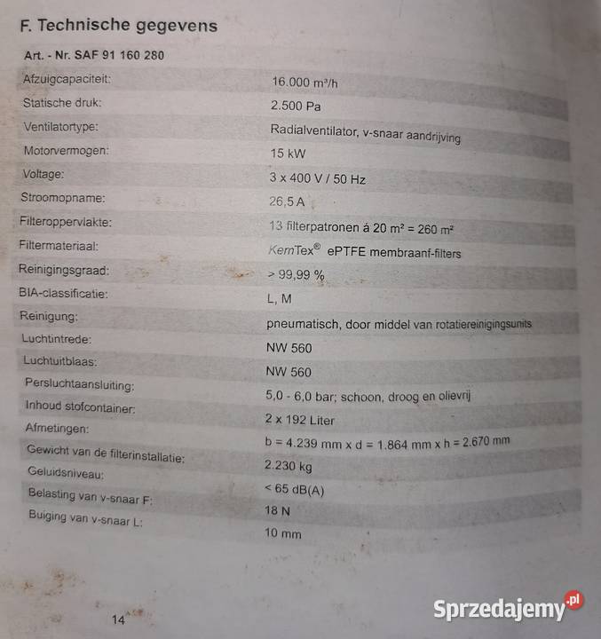 Odciąg pyłuwyciąg dymu spawalniczegofiltr Kemper Zdziechowice