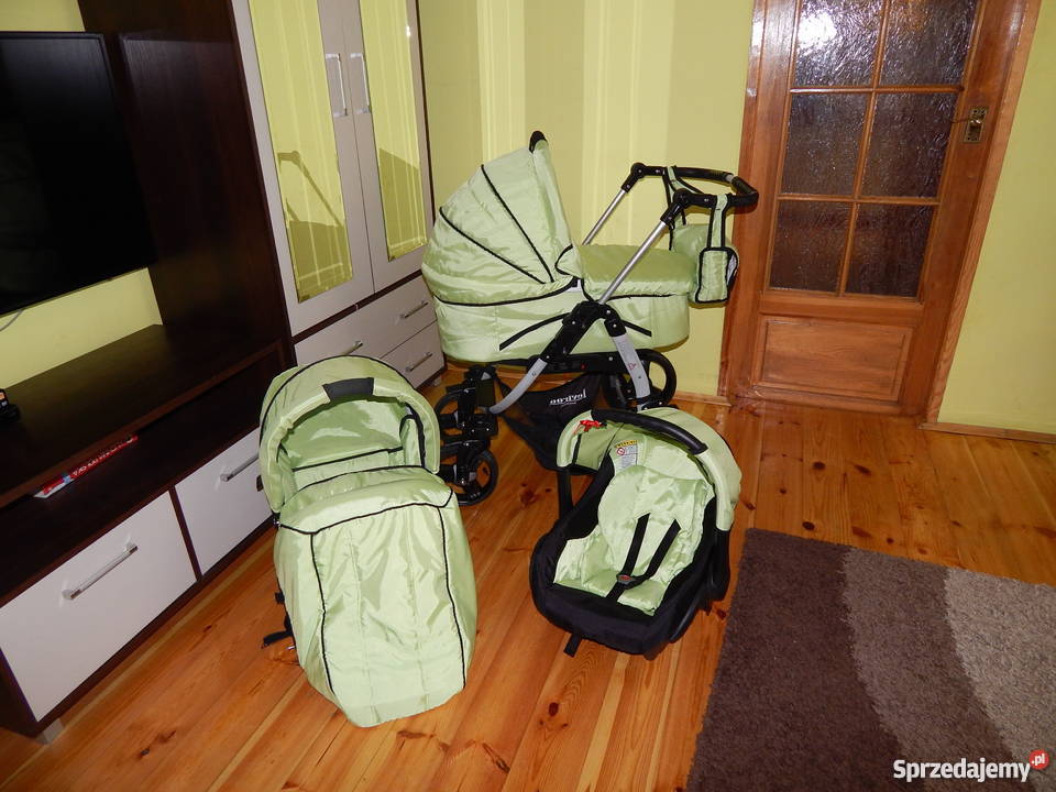 wózek leviroo 3 in1 Przekładane siedzisko