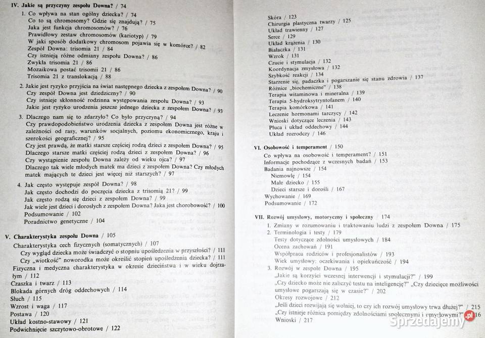 Dzieci z zespołem Downa Poradnik rodziców Rok wydania 1994 Chełm sprzedam