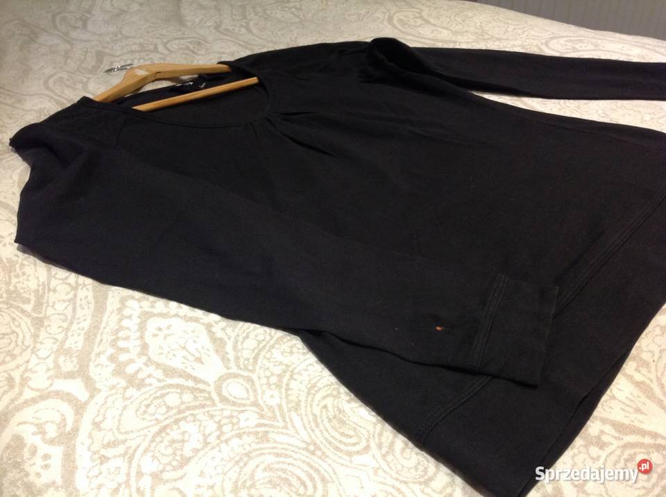 Bluzka Czarna Damska COLOURS SSM długi Nowa Sól