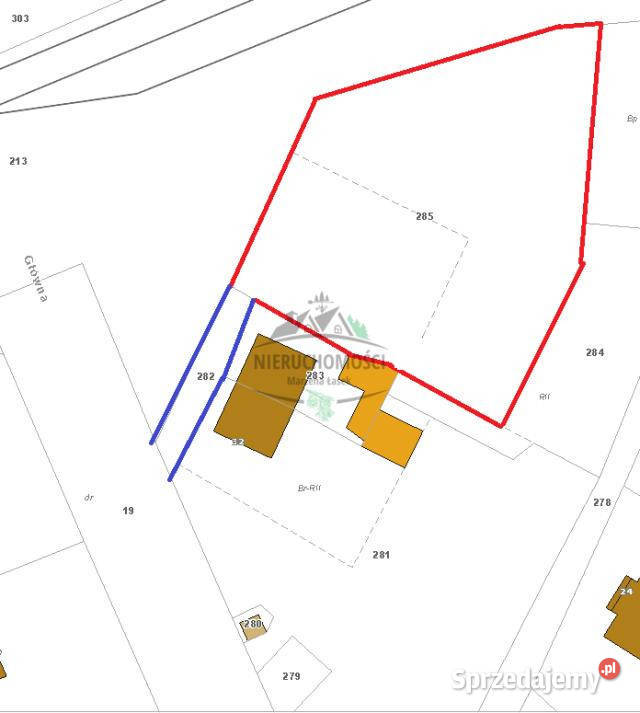 Grunt na sprzedaż 1950m2 Smolec Główna Sprzedaż
