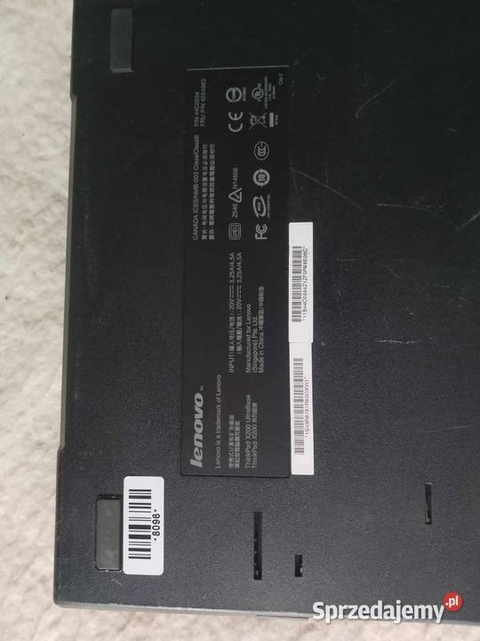 Laptop Lenovo ThinkPad x200 stacja dokujaca dolnośląskie Legnica sprzedam