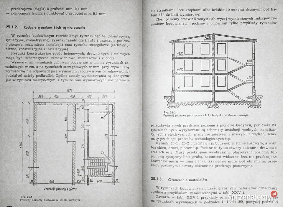 Rysunek techniczny Tadeusz Buksiński Antoni sprzedam