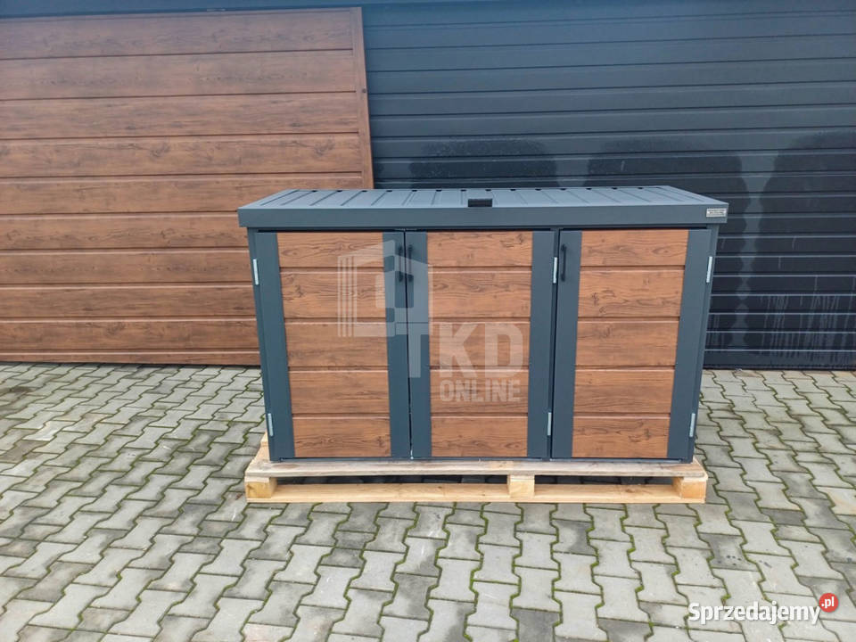 Zabudowa koszy na śmieci wiata obudowa Pozostałe