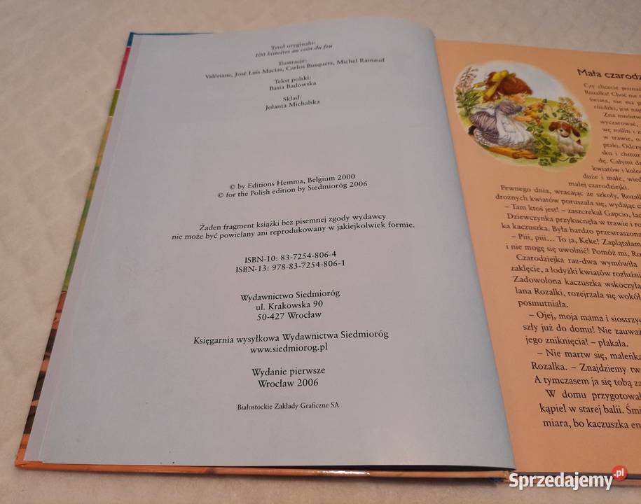 100 bajek krasnoludka Basia Badowska Siedmioróg ISBN 9788372548061 Czeladź