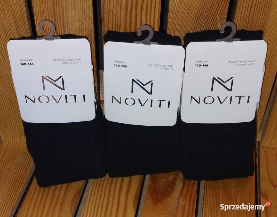 Rajstopy bawełniane czarne rozmiar 140146 małopolskie Wadowice