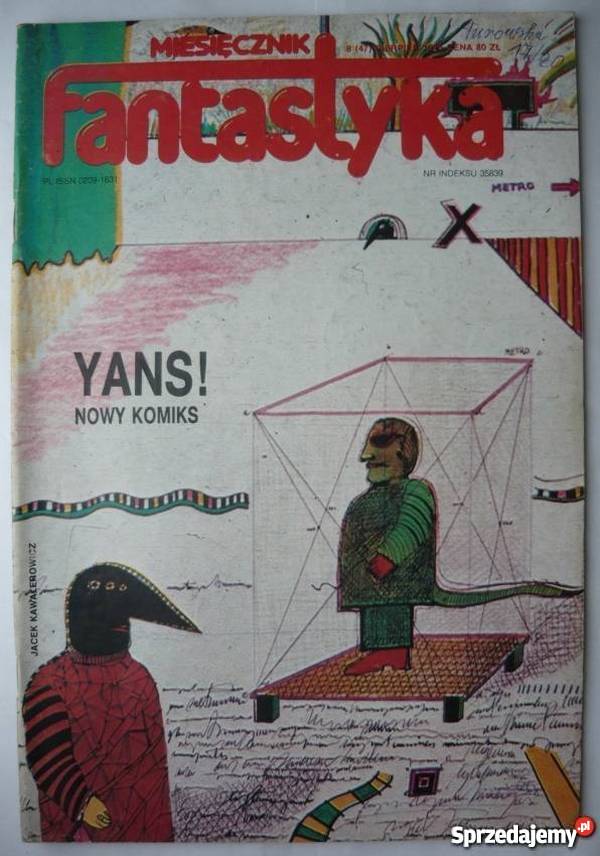 FANTASTYKA 1986 08 47 MIESIĘCZNIK miesięcznik Piła