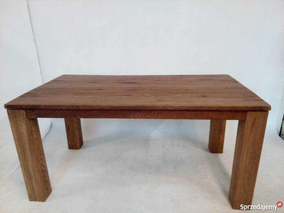 Nowoczesny stół dębowy Słoje i sęki Habufa Opole