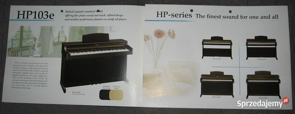 Roland digital pianos catalogs brochures Kępice sprzedam