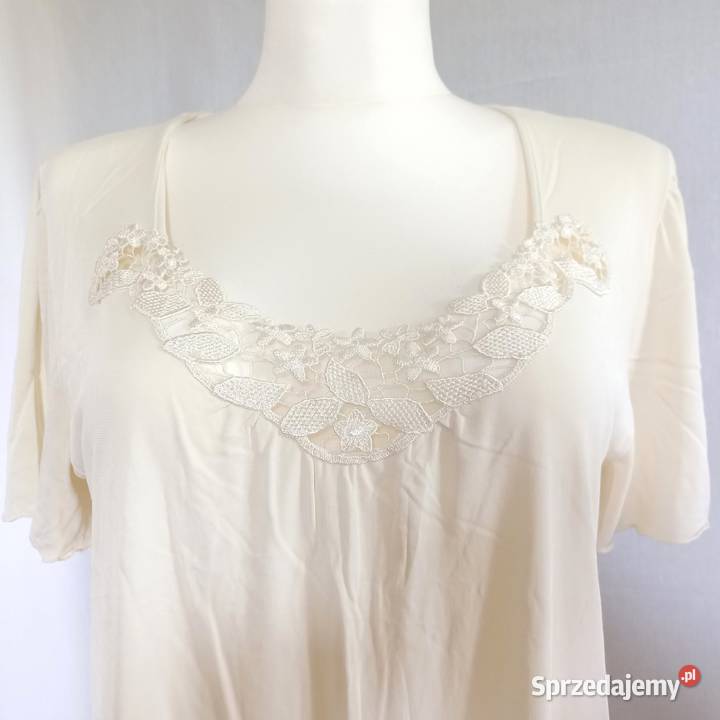 Bluzka nocna Góra damska r 40L krótki rękaw NOWA Piżamy i szlafroki Białystok