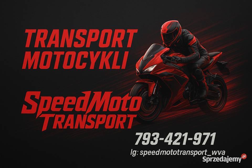Transport Motocykli Skuterow Maszyn Warszawa