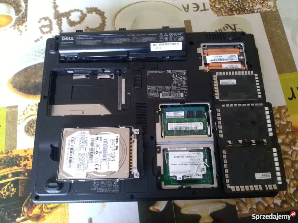 Laptop Dell Inspiron 1300 Celeron40GBBATERIA 1H Karta graficzna Pszczyna