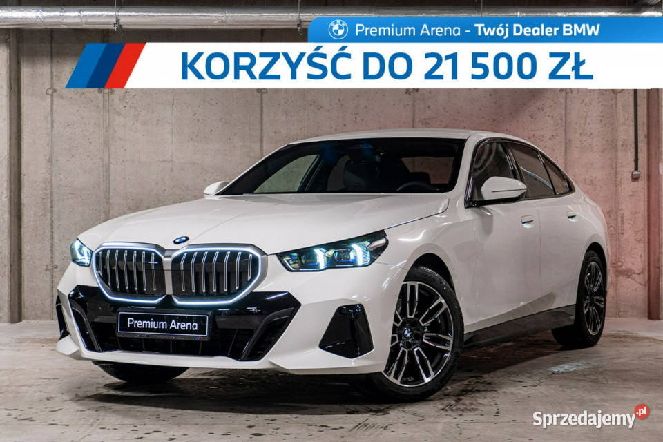 BMW 520 520i Limuzyna Dostępny ręki G60 2023 biały BMW Łódź