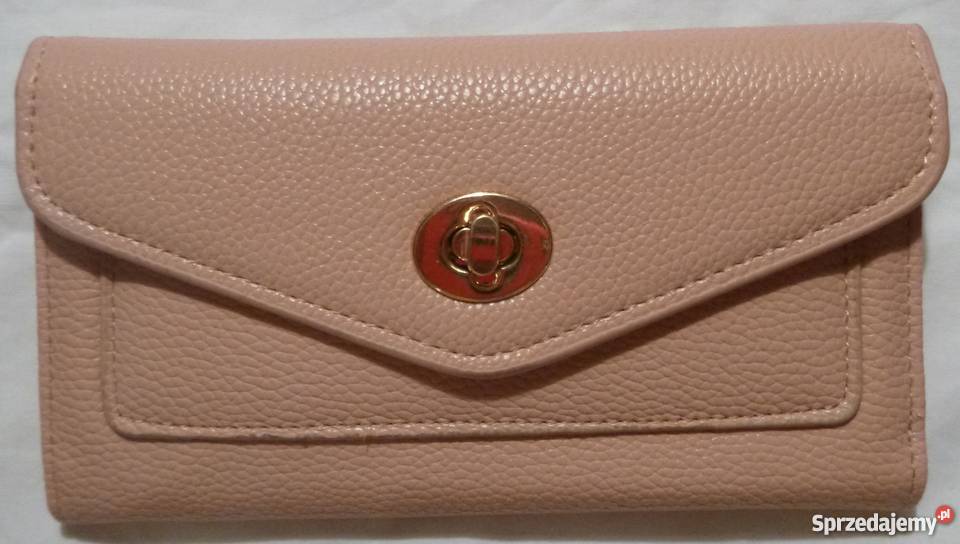 Jasnoróżowy portfel Dla kobiet Warszawa sprzedam