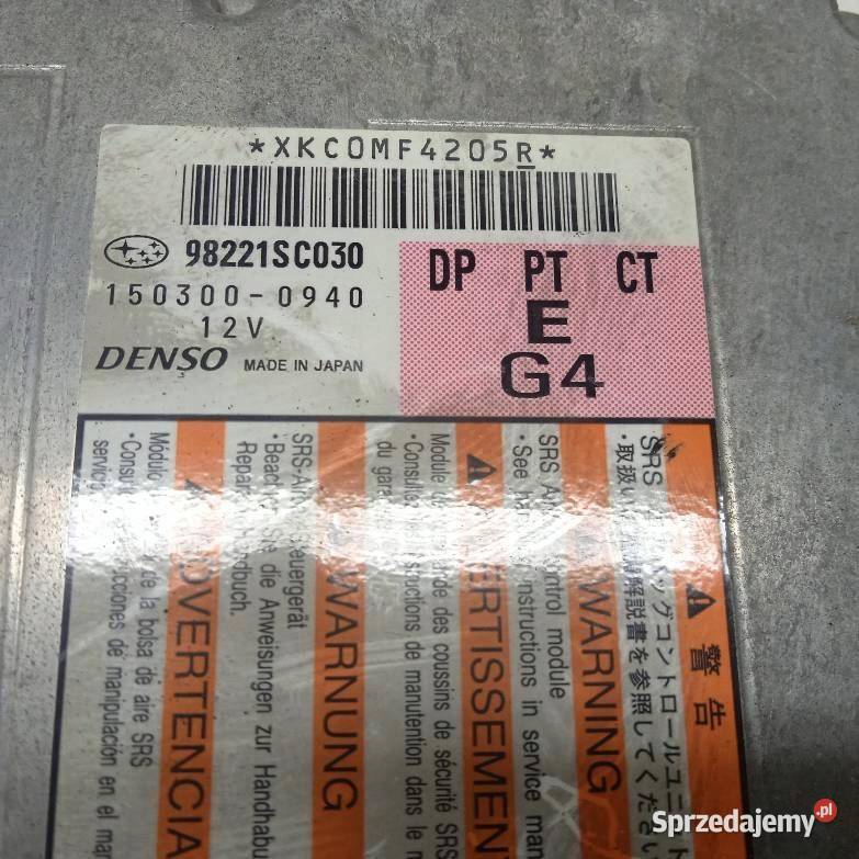 SENSOR AIRBAG BEZWYPADEK 98221SC030 Subaru