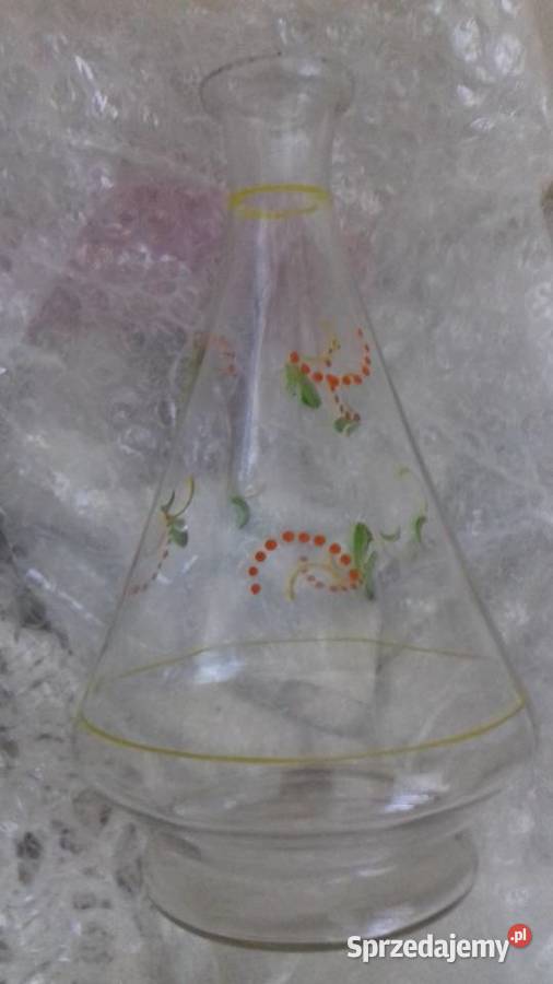 karafka szklana bez korka lata 50te XX w mazowieckie Warszawa sprzedam