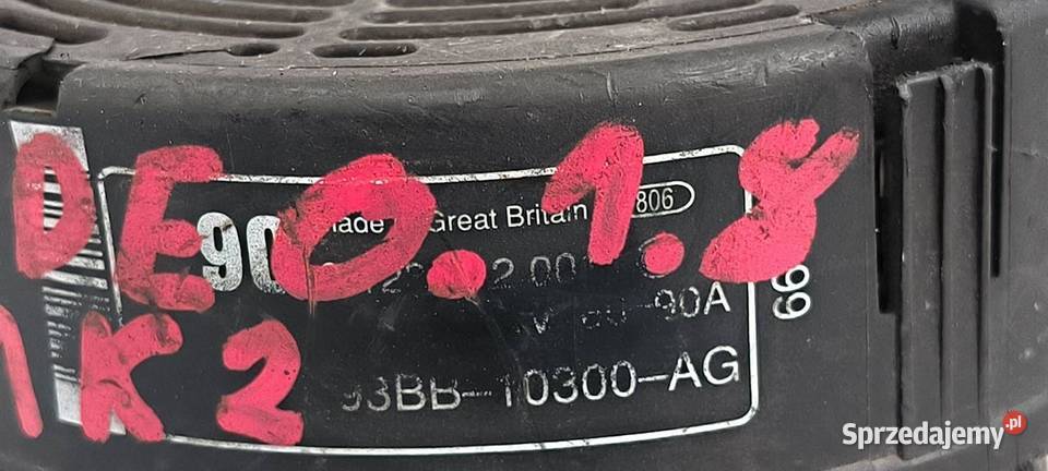 ALTERNATOR FORD MONDEO MK2 93BB10300AG Pozostałe Lipno
