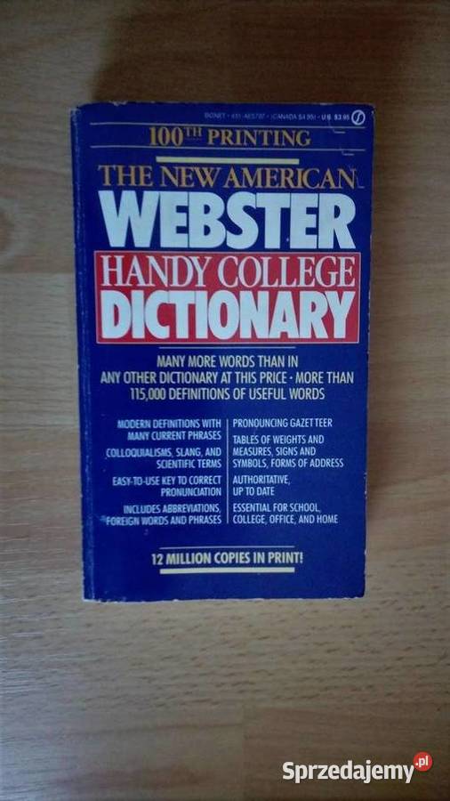 The American Webster Handy College Dictionary