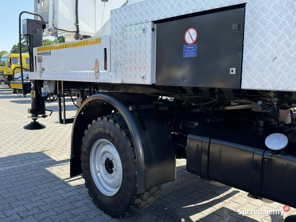 Mercedes UNIMOG 437 4x4 Zwyżka RUTHMANN STEIGER 4249cm3 Widełki