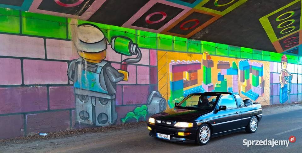Ford Escort xr3I cabrio w stanie granatowy