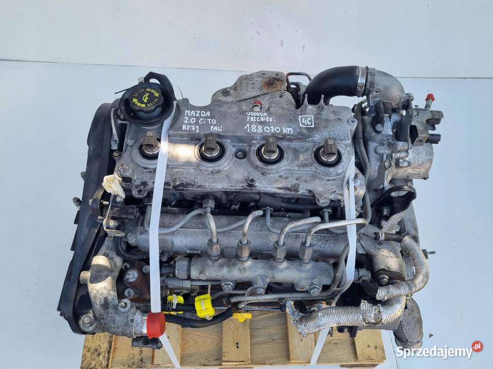 SILNIK KOMPLET Mazda 6 Mazda6 II GH 20 MZRCD osobowe Janów
