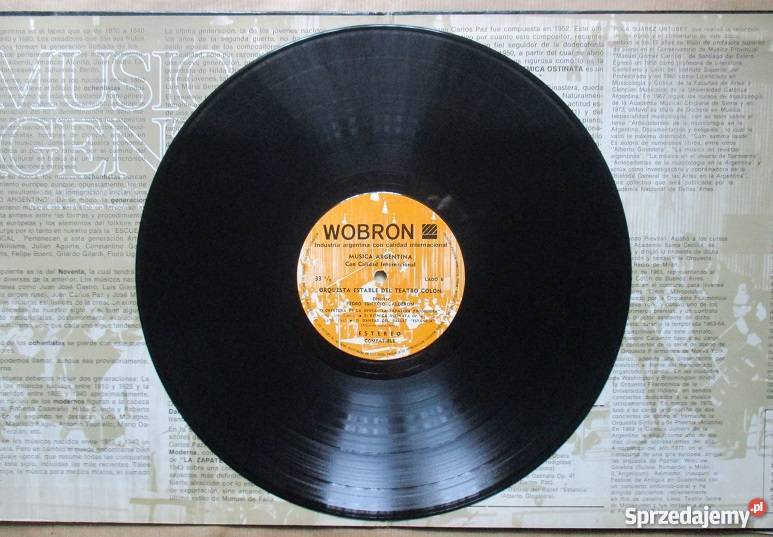 MUSICA ARGENTINA1972Pedro I CalderonLPEX Łódź