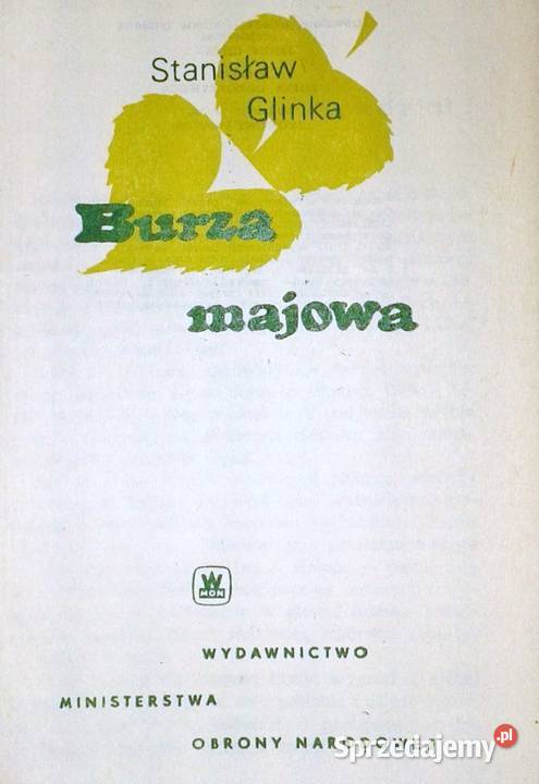 Burza majowa Stanisław Glinka