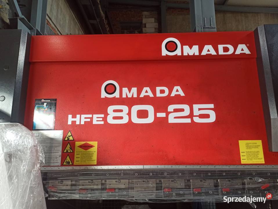 Amada 25m gięcia prasa krawędziowa CNC 8025 8 Produkcja Wrocław