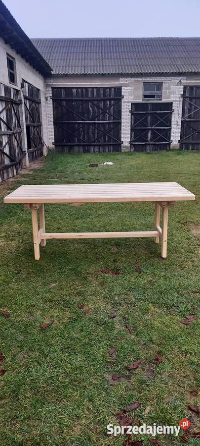 Drewniane meble ogrodowe Żeleźniki