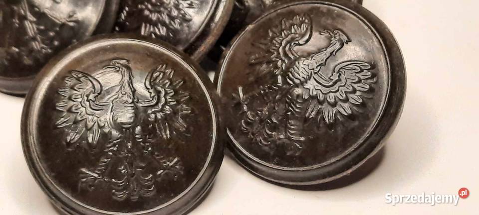 guziki do munduru wojskowego 6 średnica 24 Warszawa sprzedam