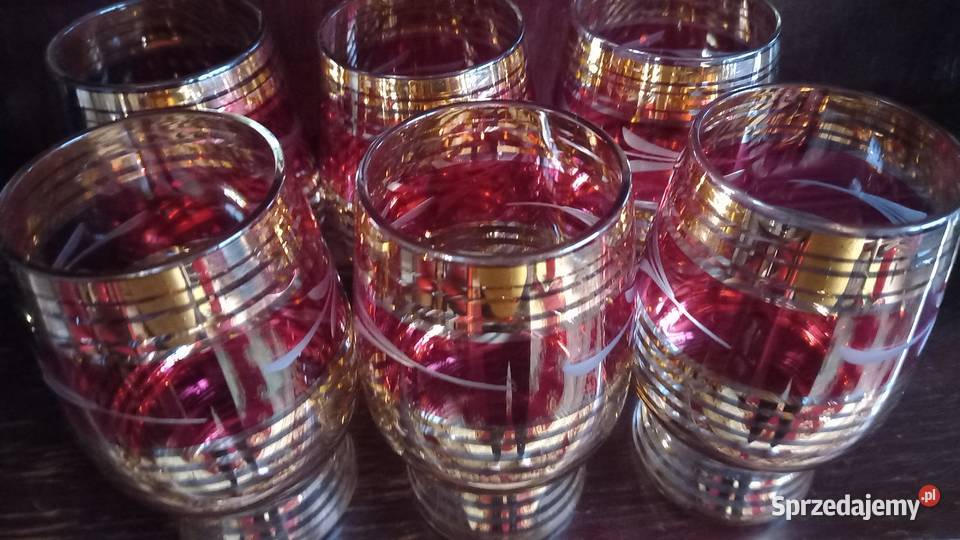 Szklaneczki literatki Szklanki i kufle Warszawa sprzedam