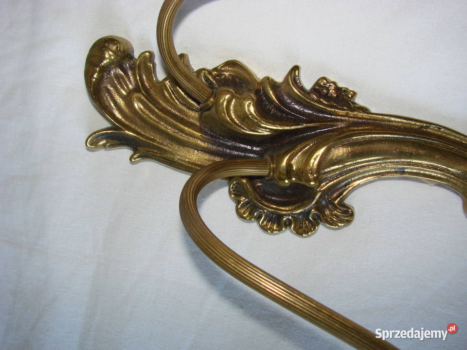 stary mosiężny kinkiet Pruszcz Gdański