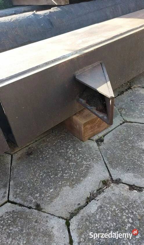 Słupy stalowe o długości 440mb ze stopą pod Ciężkowice