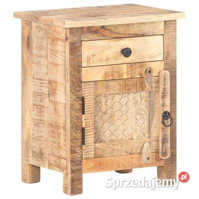 vidaXL Szafka nocna 40x30x50 surowe drewno Warszawa