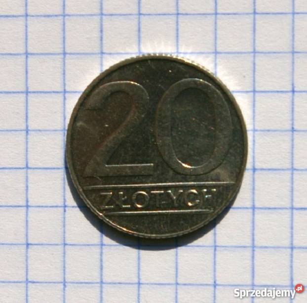 20 ZŁOTYCH 1989 POLSKA Piszczac