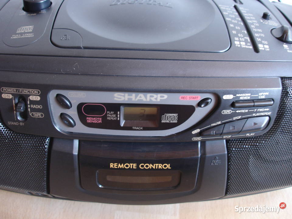 Radiomagnetofon SHARP QTCD77