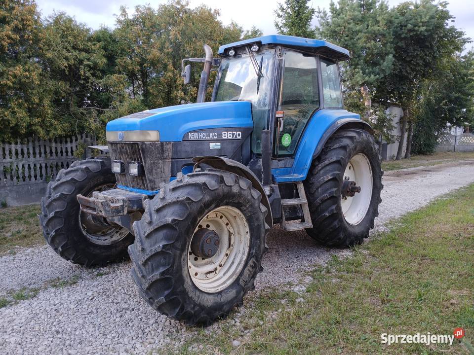 Ciągnik HOLLAND 8670 fendt renault case john Chlewice sprzedam