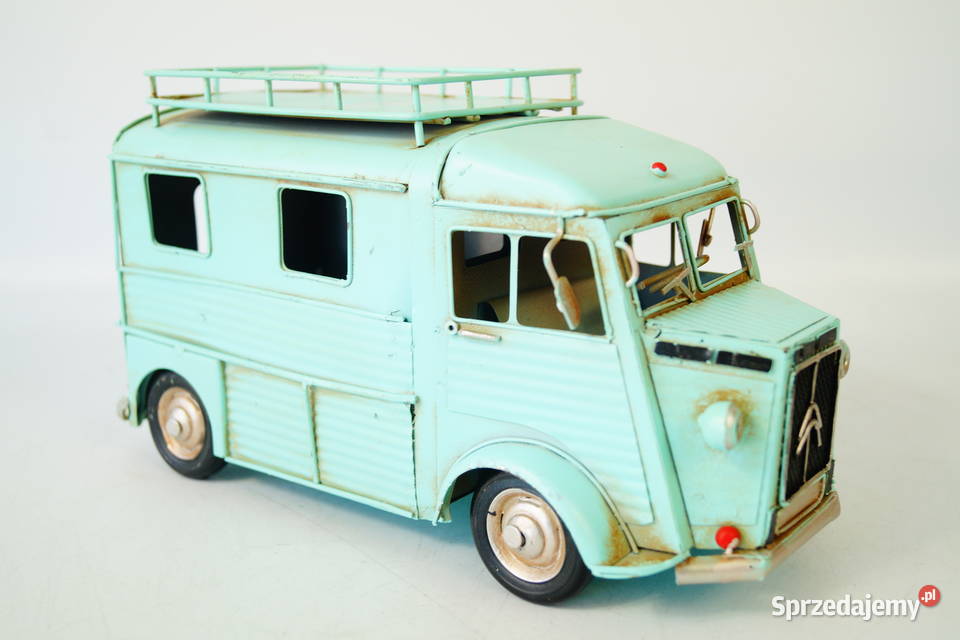 Metalowy pojazd start samochód Citroen BUS retro Gizałki