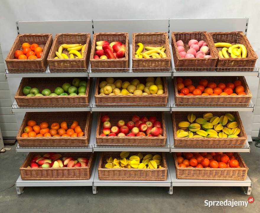 Regał sklepowy metalowy warzywniczy na warzywa Biznes i Przemysł Ostrołęka
