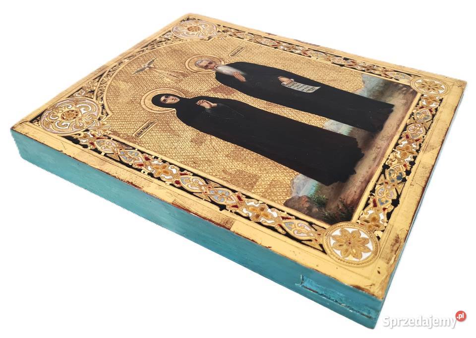 Ikona Święta Eudokia Święty Pachomiusz Wielki Warszawa