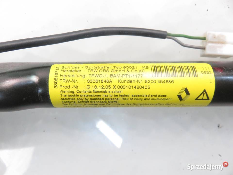 PAS LEWY PRZEDNI RENAULT CLIO III 34006760