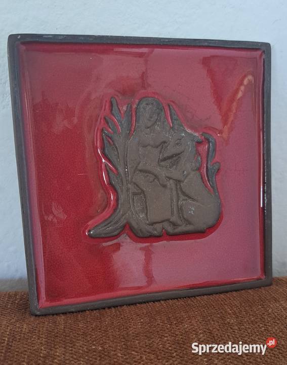 płytka gliniana ceramika z zawieszką Warszawa