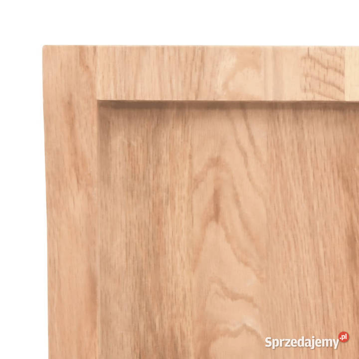 Blat do stołu jasnobrązowy 120x40x26 lite drewno Warszawa