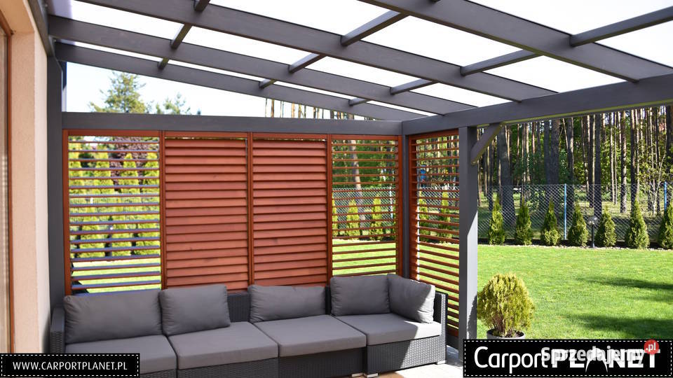 Dach z poliwęglanu litego na zadaszenie tarasu Szczecin