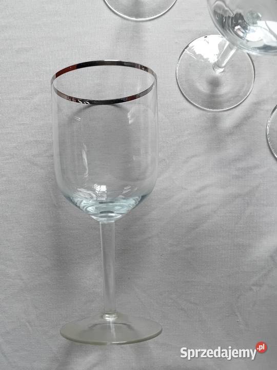 Zestaw 5 lieliszków do wina czerwonego obrzeża Koźminek